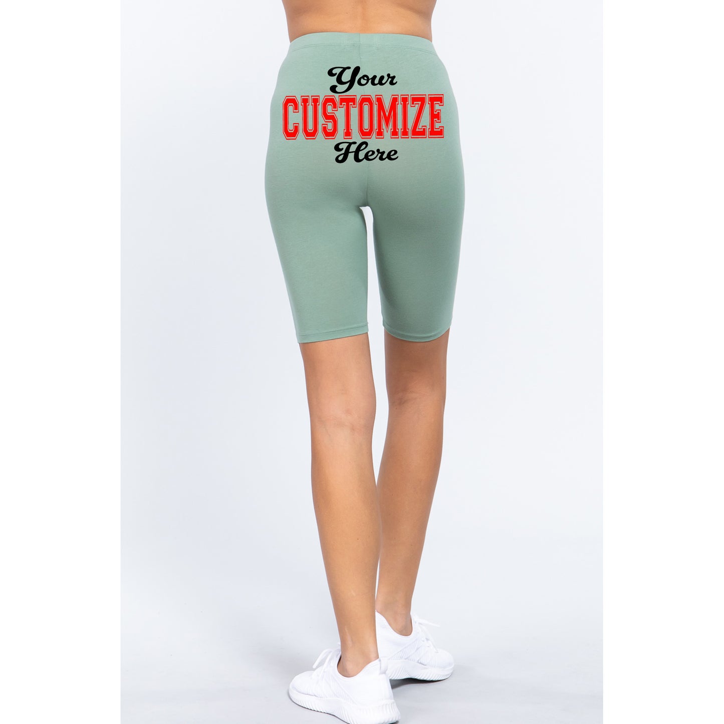 Cotton Jersey Biker Short Leggings