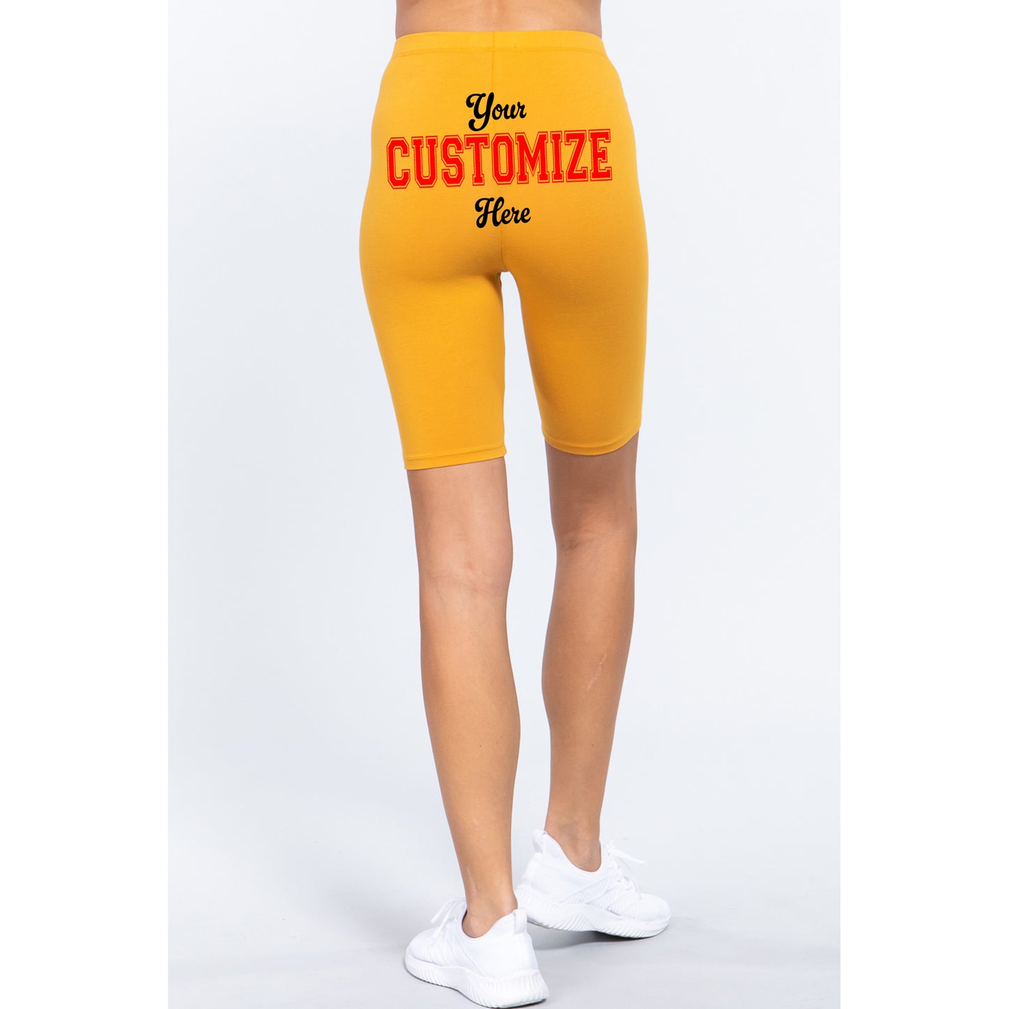 Cotton Jersey Biker Short Leggings