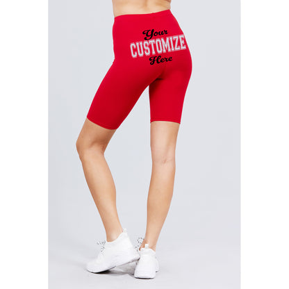 Cotton Jersey Biker Short Leggings