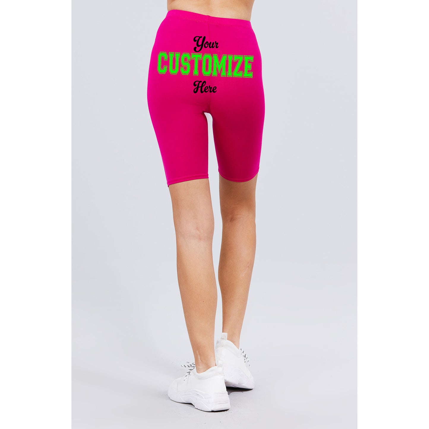 Cotton Jersey Biker Short Leggings