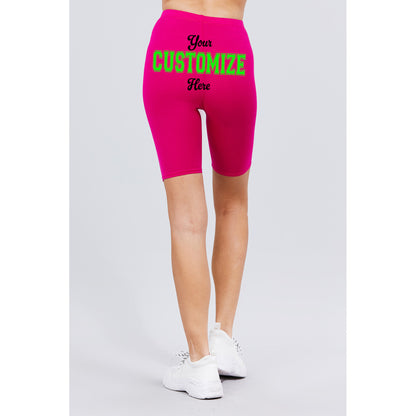 Cotton Jersey Biker Short Leggings