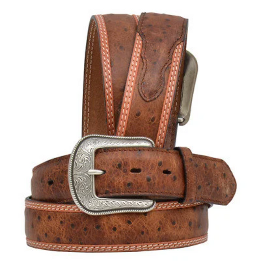 3D Mens belt 11/2" Real leather country western style