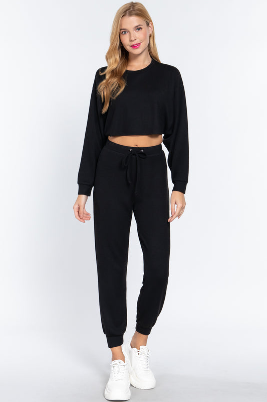 WAIST STRING HACCI LONG PANTS