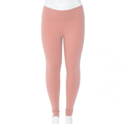 STYLE 72579XL-PLUS HIGH WAIST KNIT LEGGINGS