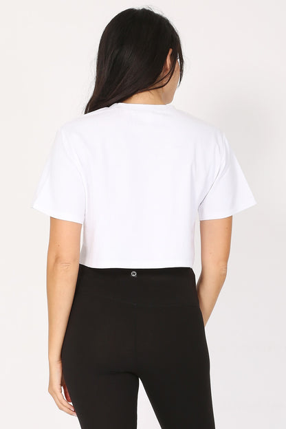 Oversized Short Sleeve Cropped T-shirt