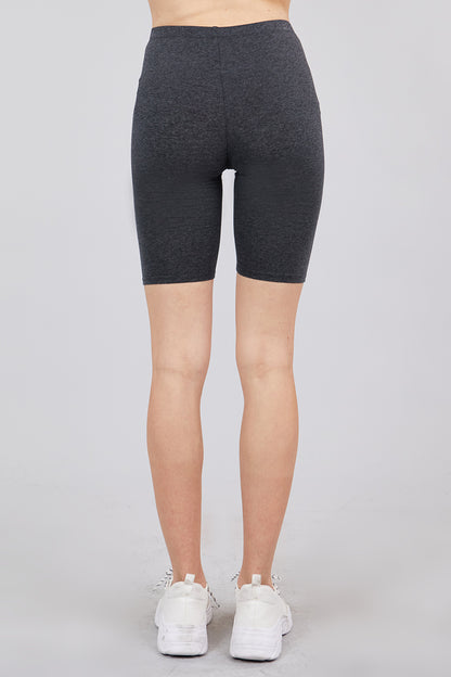 Cotton Jersey Biker Short Leggings